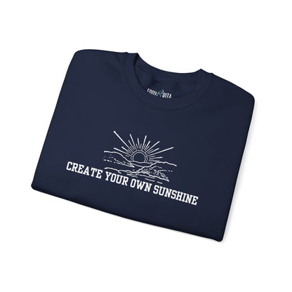 Create Your Own Sunshine Men's Sweatshirt: Cozy Comfort with Inspirational Style - Eddy and Rita