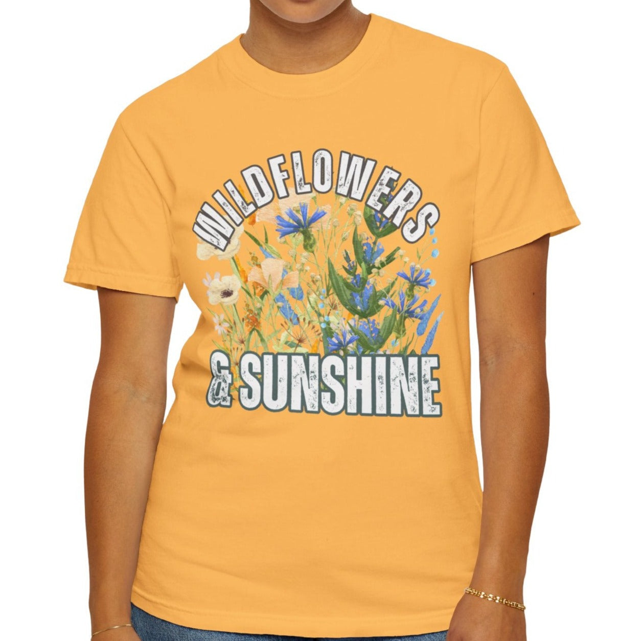 Wildflowers & Sunshine Tee - Women's Comfort Colors Short Sleeve T-shirt