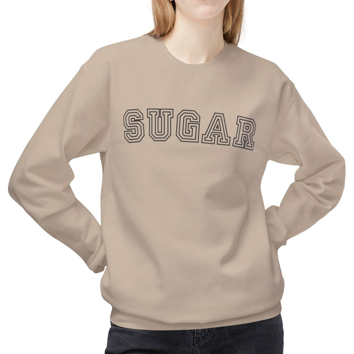 Women's Midweight Sweatshirt - "Sugar" Graphic Pullover