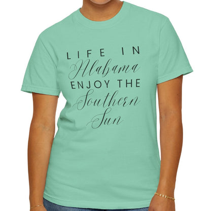 Life in Alabama Women's Comfort Colors T-Shirt - Eddy and Rita