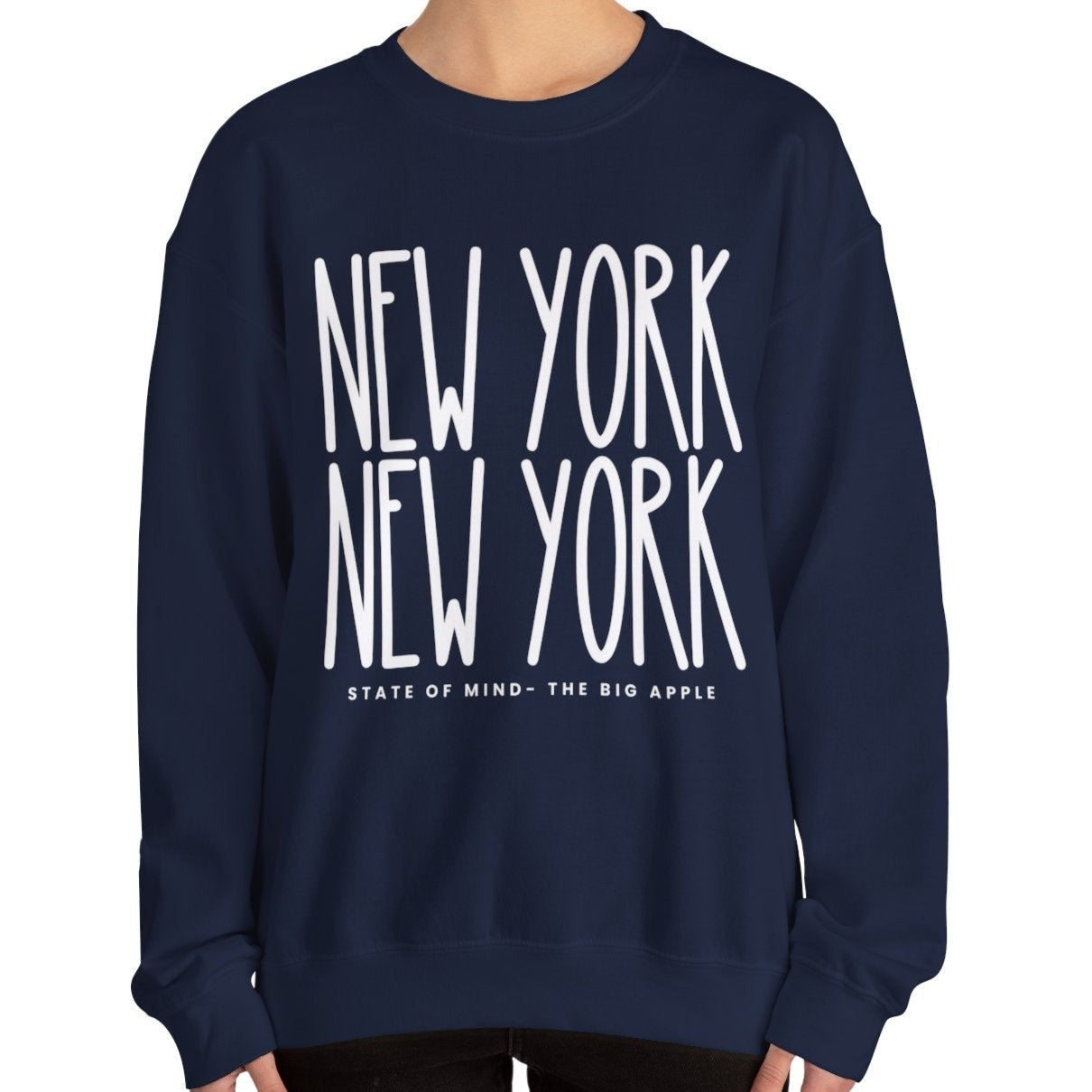 New York New York Chic: Women's Sweatshirt for Urban Style and Cozy Comfort - Eddy and Rita