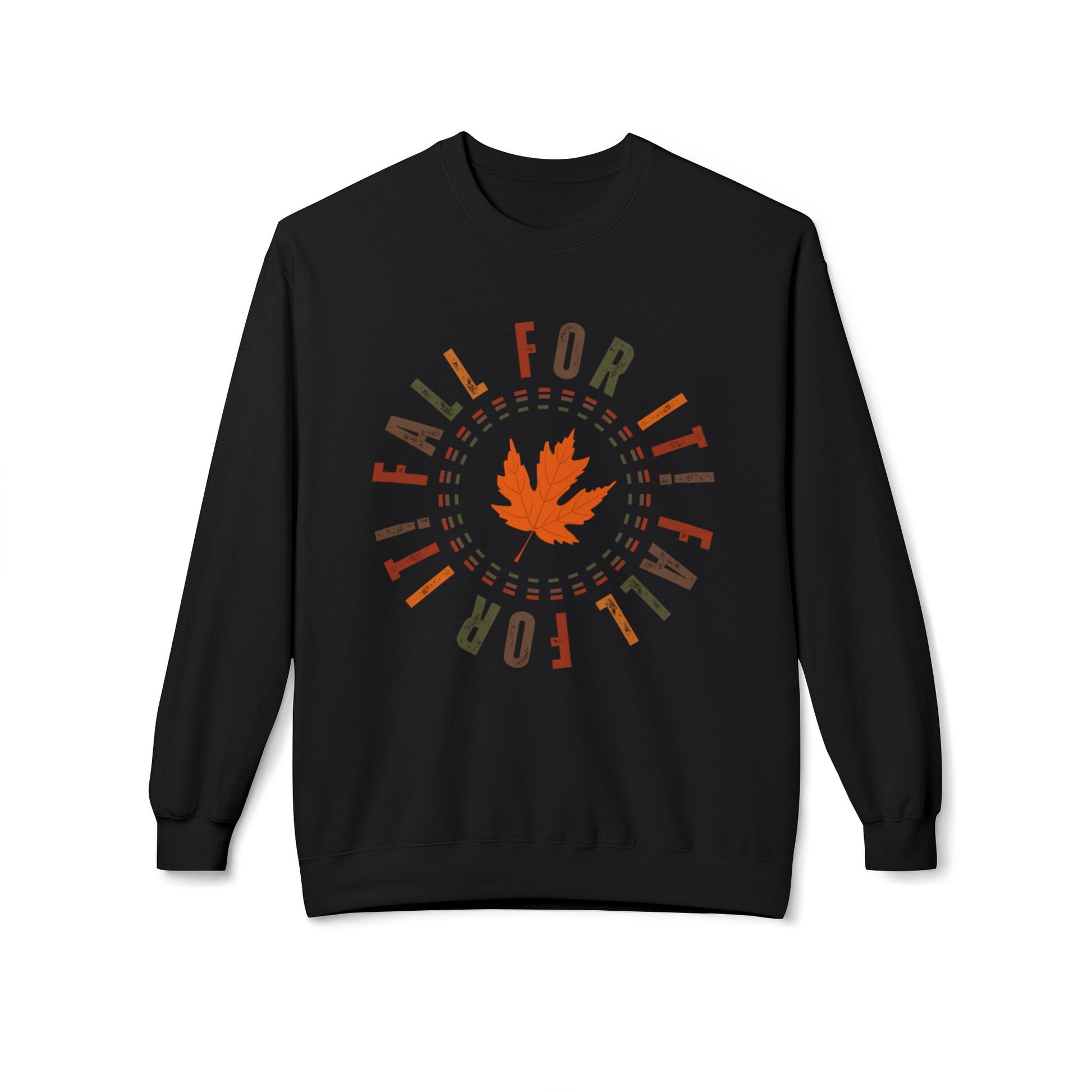 Eddy and Rita Women's Midweight Sweatshirt - "Fall For It" Autumn Graphic Pullover