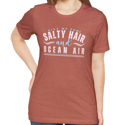 Salty Hair and Ocean Air Women's Bella Canvas T-Shirt