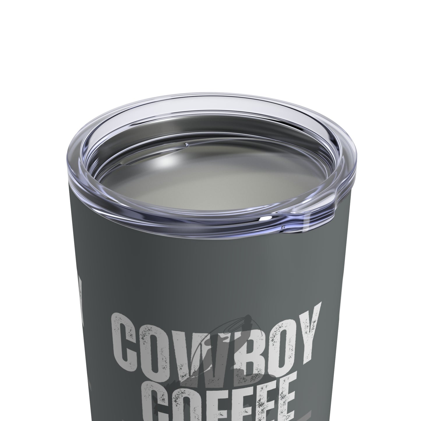 Cowboy Coffee - 10oz Stainless Tumbler - Eddy and Rita