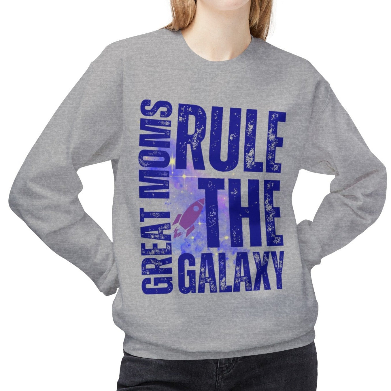 Galactic Mom Midweight Fleece Sweatshirt - Eddy and Rita