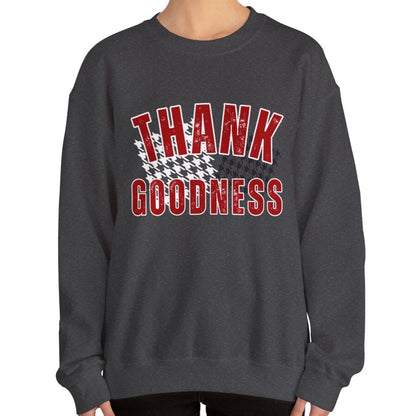 Thank Goodness: Women's Gratitude-Inspired Cozy Sweatshirt - Eddy and Rita