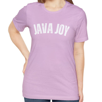 Java Joy Bliss - Women's Bella Canvas Jersey Tee for Comfort and Coffee Enthusiasts - Eddy and Rita