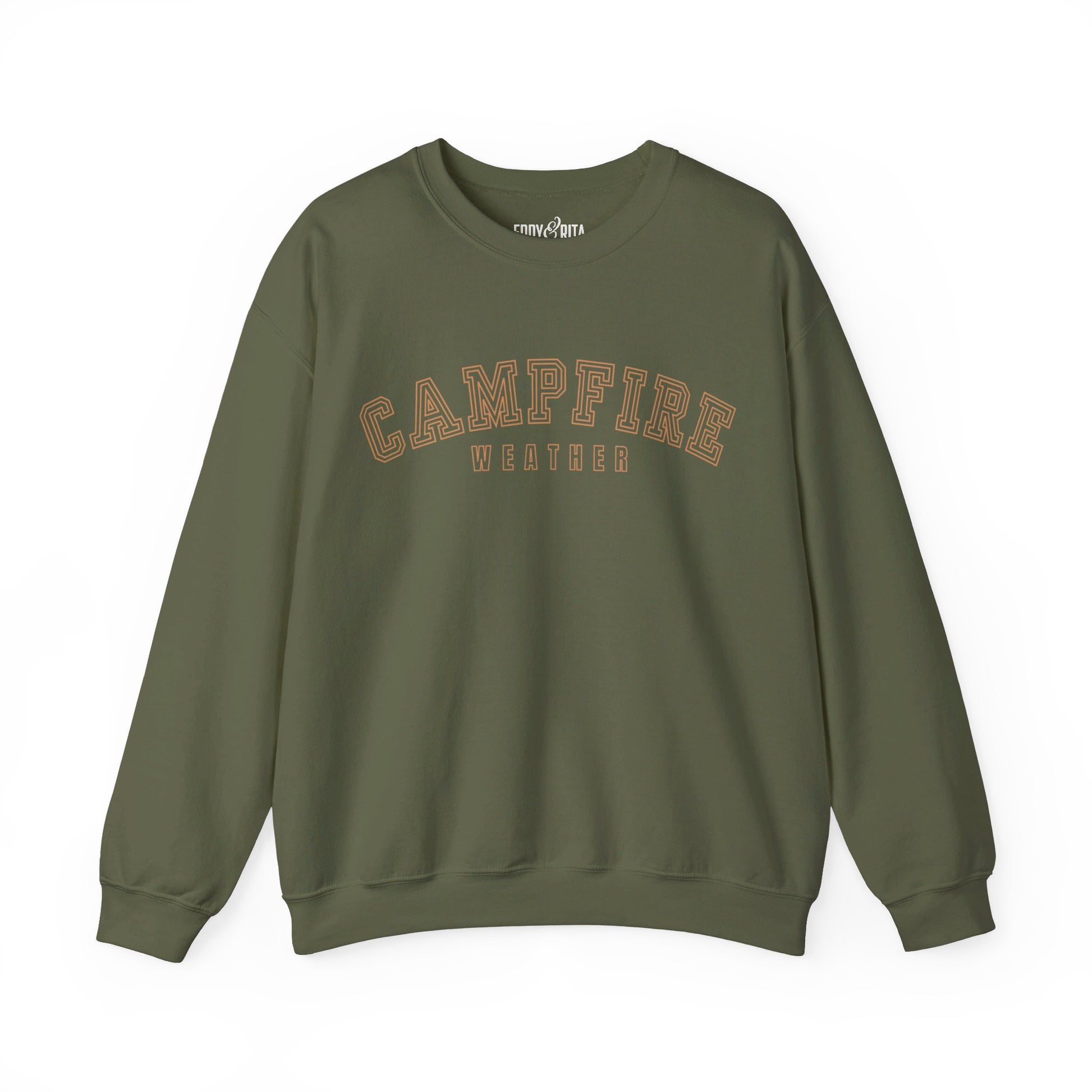 Women's Heavy Blend Sweatshirt – "Campfire Weather" Cozy Graphic Sweatshirt