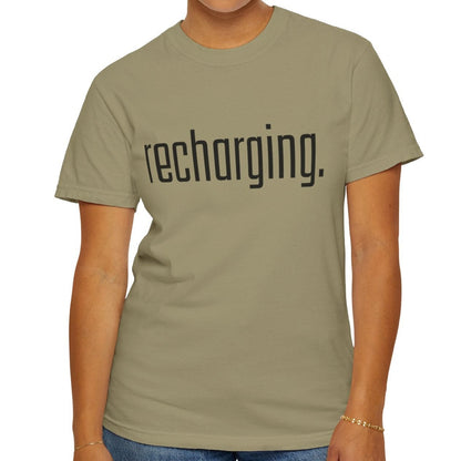 Recharging Women's Comfort Colors T-Shirt - Eddy and Rita