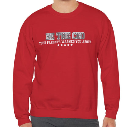 CEO Style Unleashed: Men's Empowerment Sweatshirt - Own Your Narrative with Confident Comfort