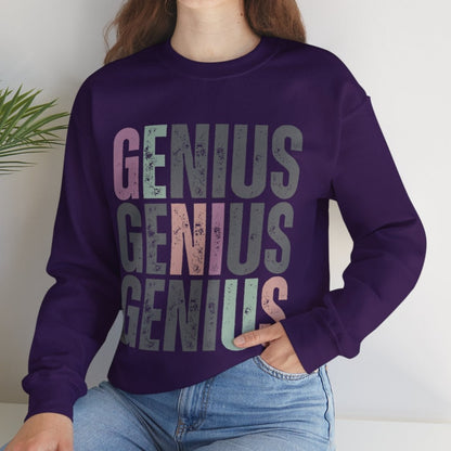 Trendy Genius Women's Sweatshirt - Eddy and Rita