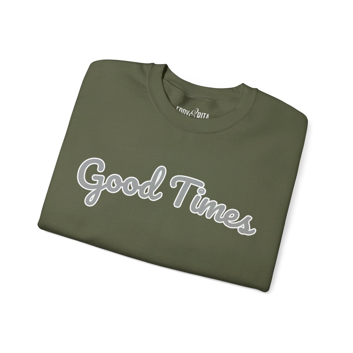 Women's Heavy Blend Sweatshirt – "Good Times" Cozy and Stylish Graphic Sweatshirt