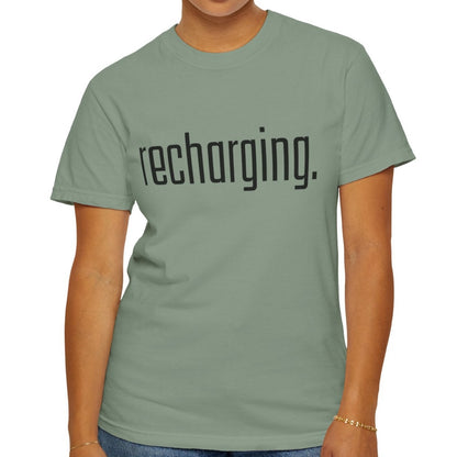 Recharging Women's Comfort Colors T-Shirt - Eddy and Rita