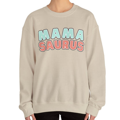 Mamasaurus Women's Heavy Sweatshirt Gift for Mother's - Eddy and Rita