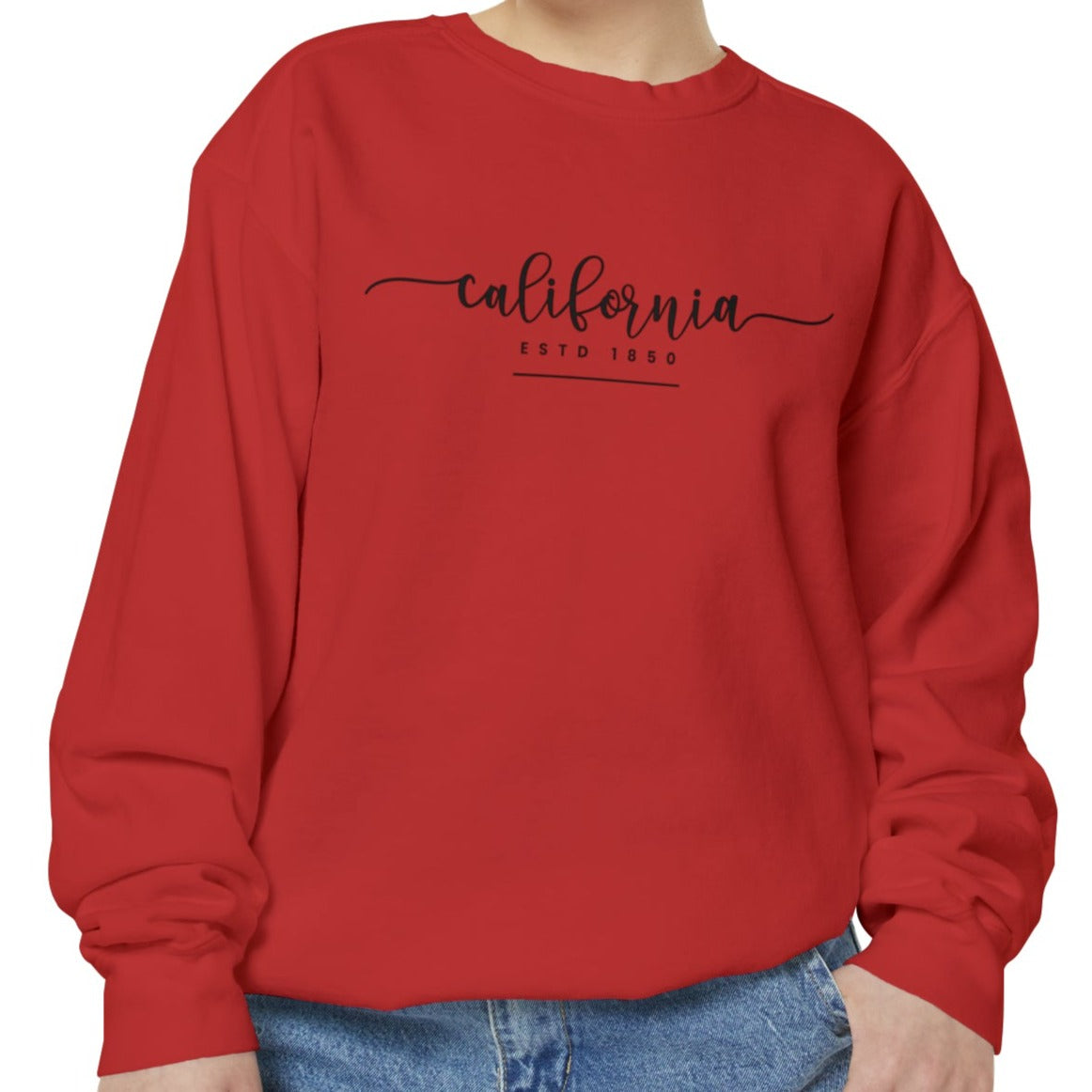 California Dreaming - Women's Comfort Colors Sweatshirt - West Coast Vibes- Eddy and Rita