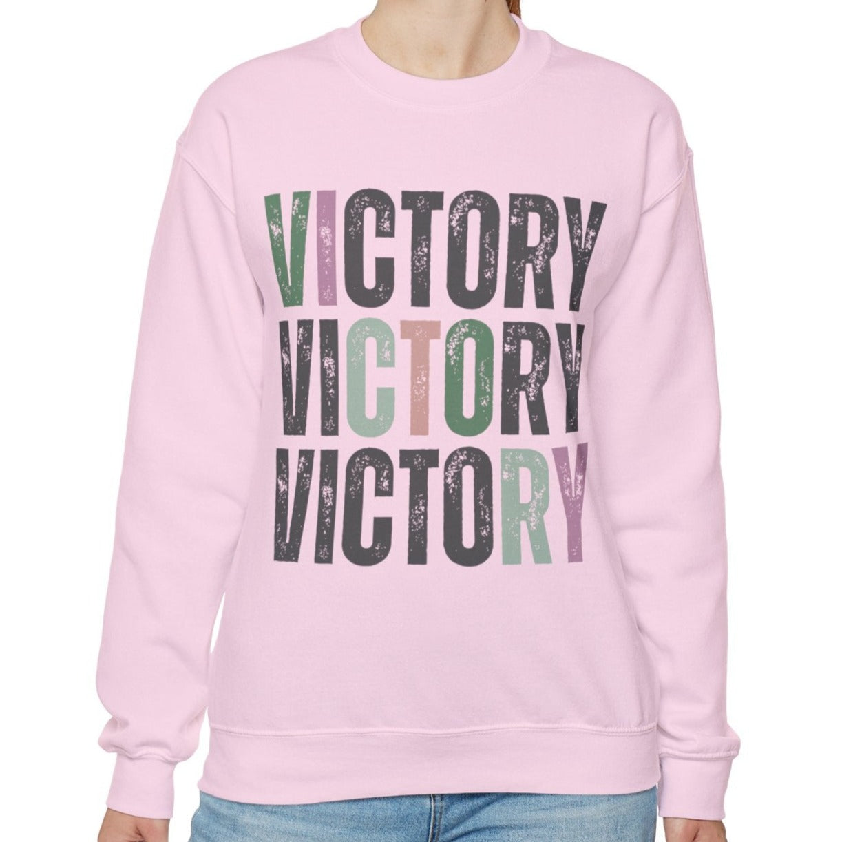 Victory Vibes Women's Comfort Sweatshirt - Eddy and Rita