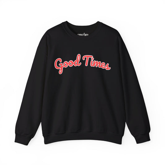 Women's Heavy Blend Sweatshirt – "Good Times" Cozy and Stylish Graphic Sweatshirt