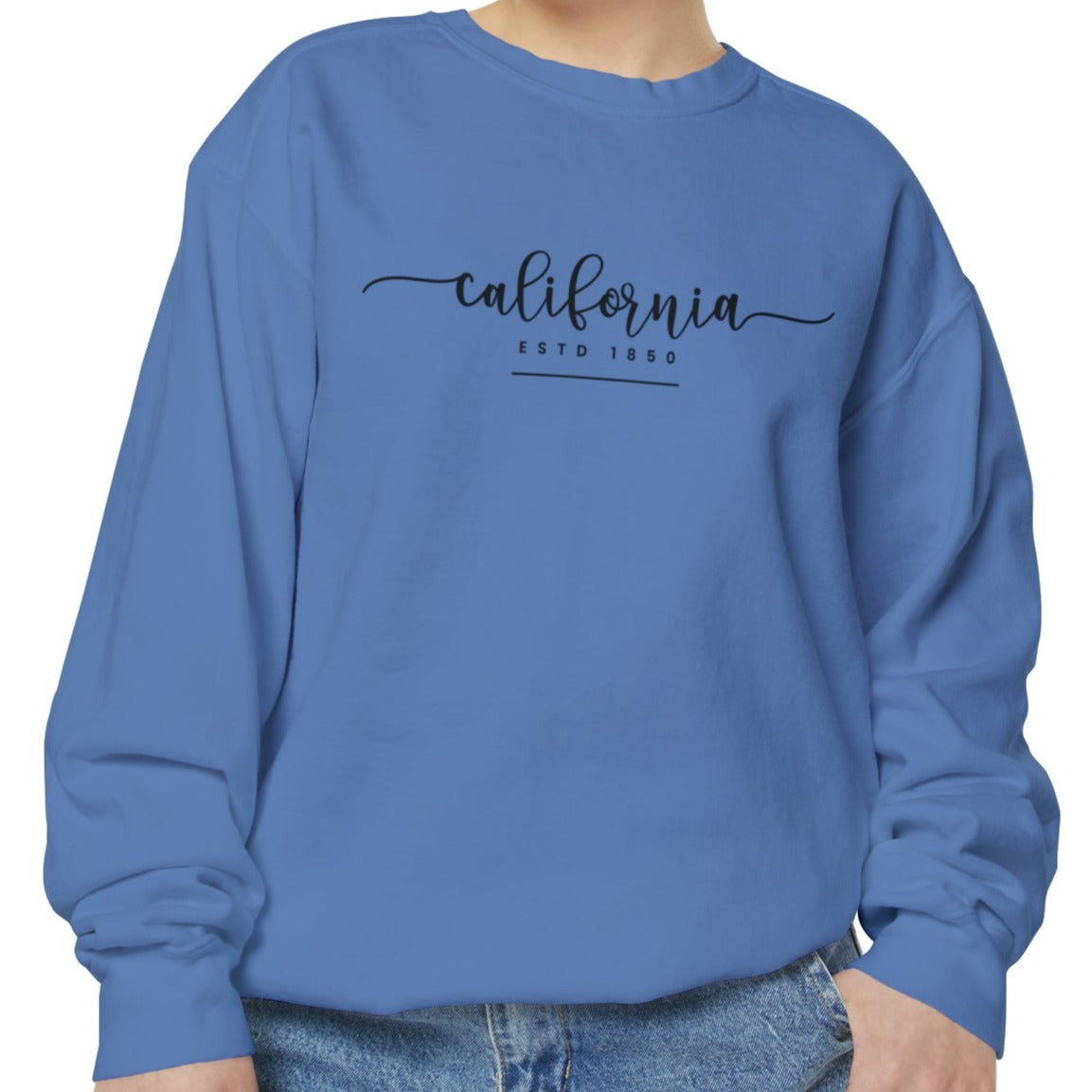 California Dreaming - Women's Comfort Colors Sweatshirt - West Coast Vibes- Eddy and Rita