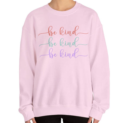 Be Kind: Women's Comfort Sweatshirt for Positive Vibes and Stylish Warmth - Eddy and Rita