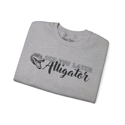 Men's 'See You Later Alligator' Graphic Sweatshirt - Eddy and Rita