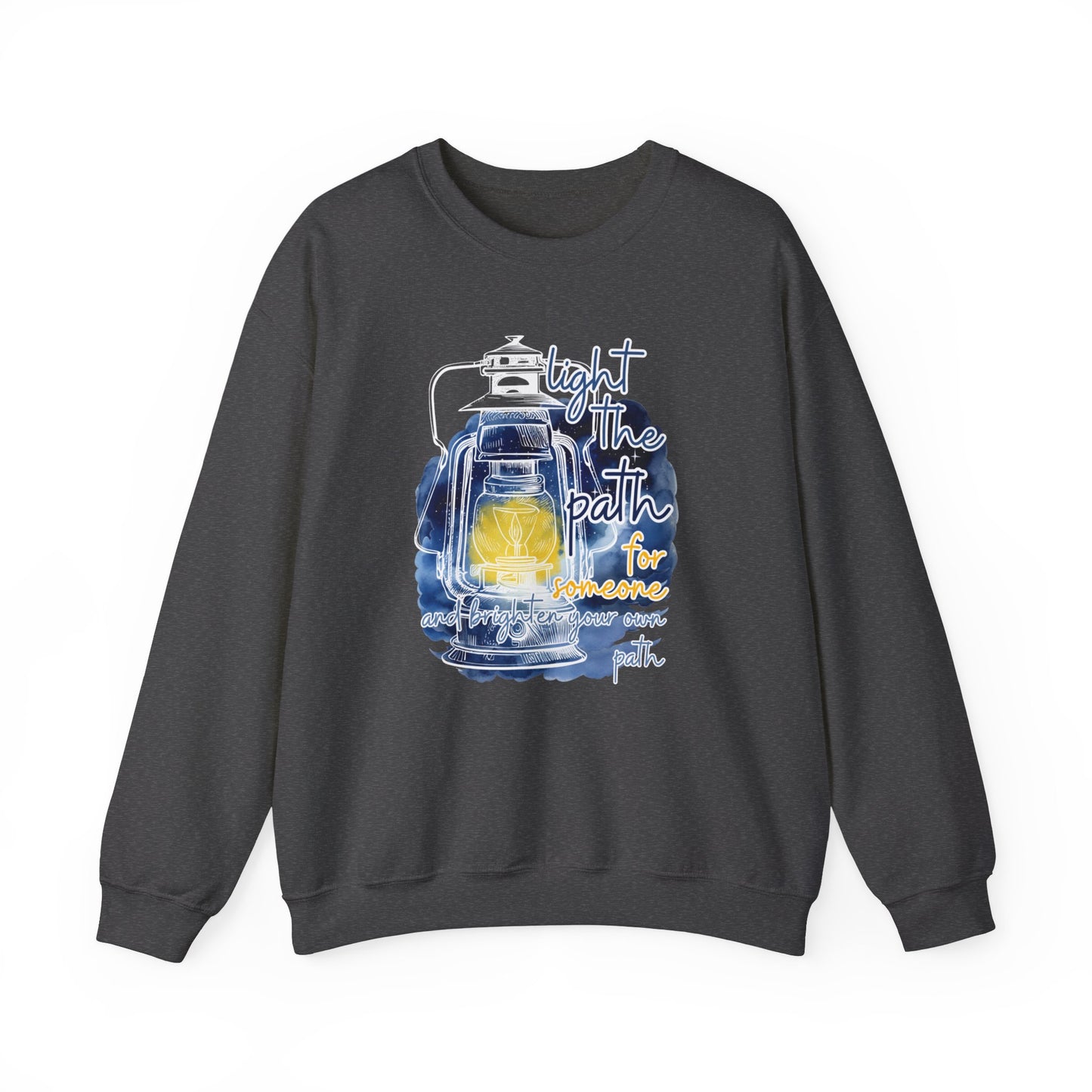 Light the Path Lantern Women's Sweatshirt: Cozy Comfort with Inspirational Style - Eddy and Rita
