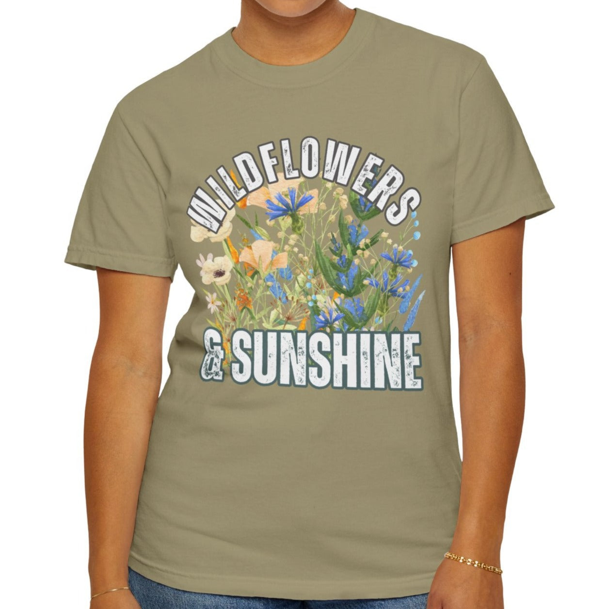 Wildflowers & Sunshine Tee - Women's Comfort Colors Short Sleeve T-shirt