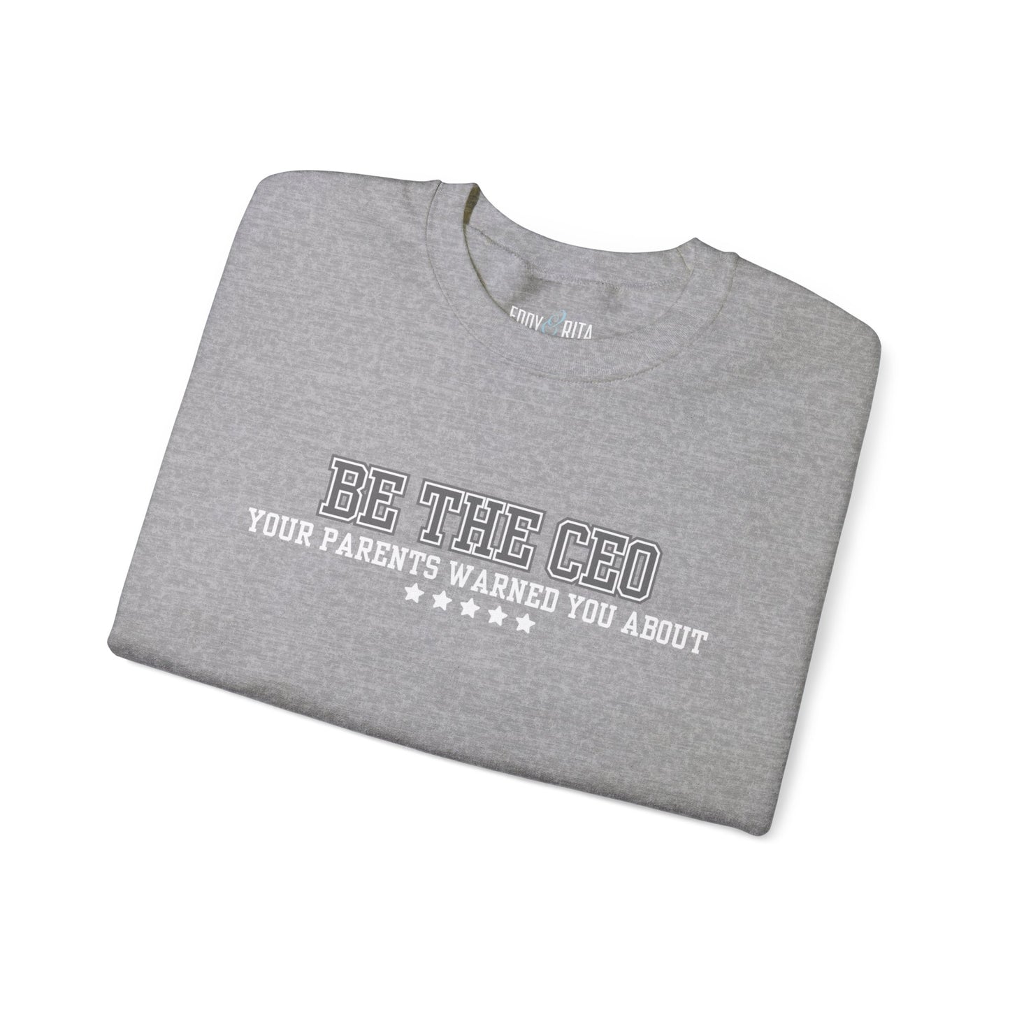 CEO Style Unleashed: Men's Empowerment Sweatshirt - Own Your Narrative with Confident Comfort