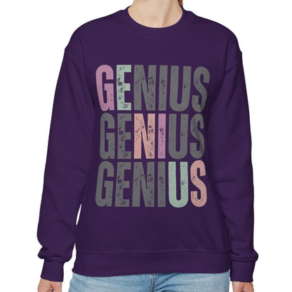 Trendy Genius Women's Sweatshirt - Eddy and Rita