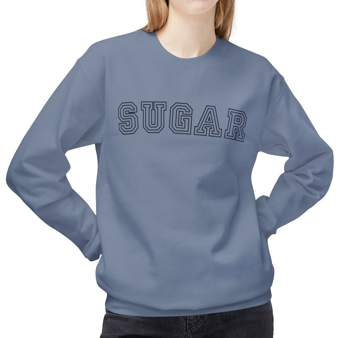 Women's Midweight Sweatshirt - "Sugar" Graphic Pullover