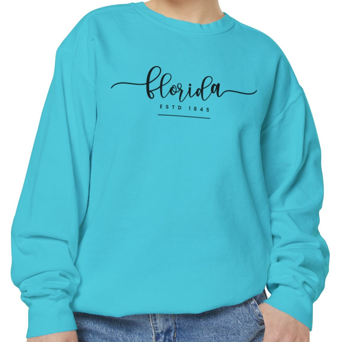 Comfort Colors Women's Sweatshirt - Florida Sunshine Pullover