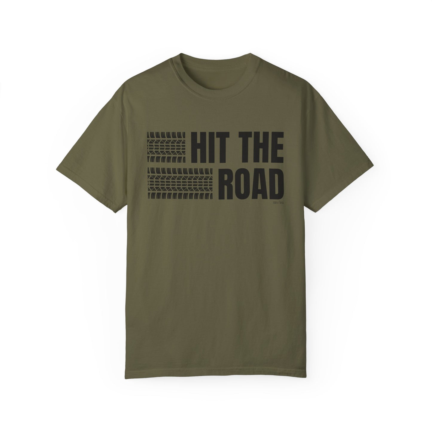 Eddy and Rita Men's Comfort Colors Lightweight T-Shirt - "Hit the Road" Graphic Tee