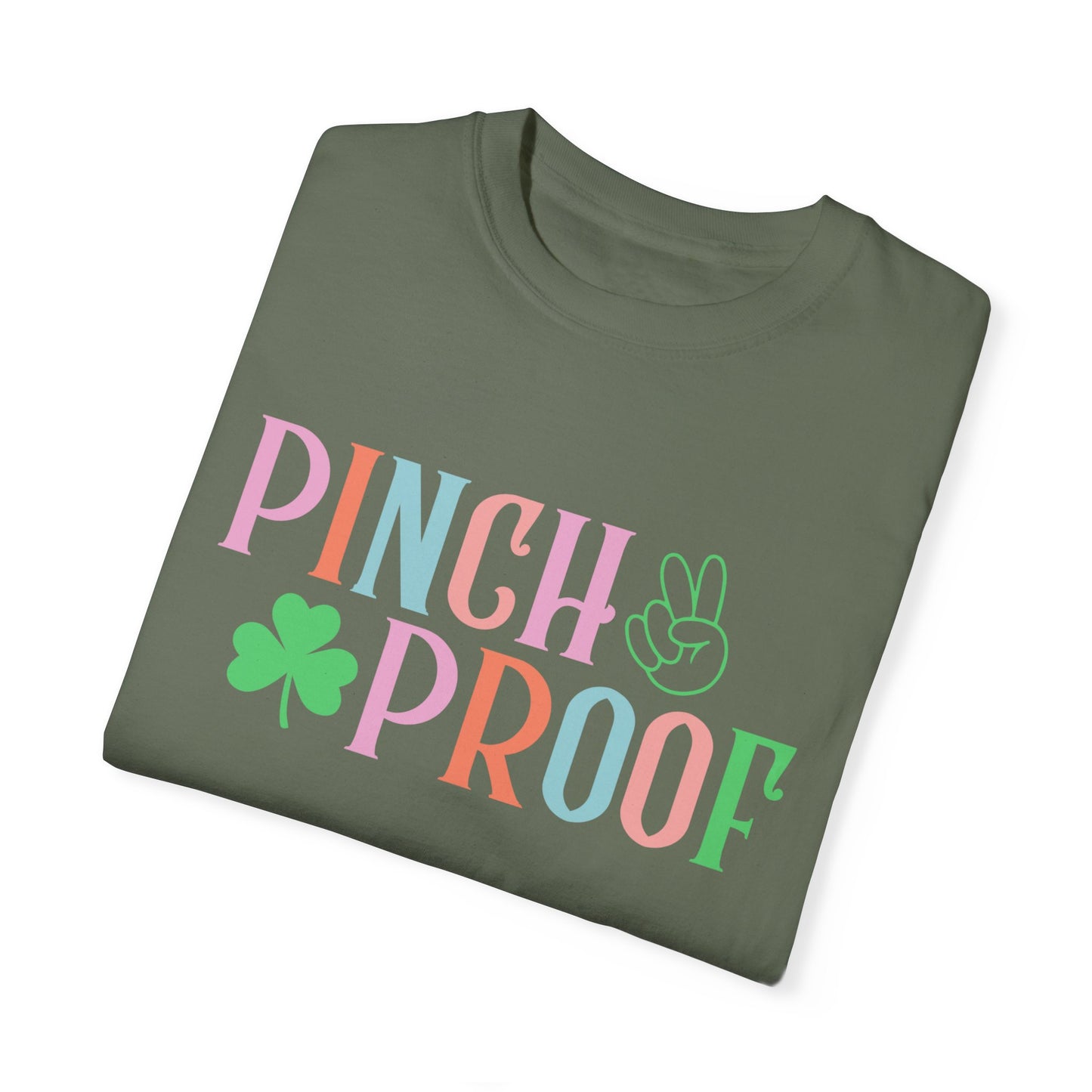 Unisex Garment-Dyed T-Shirt - "Pinch Proof" St. Patrick's Day Tee