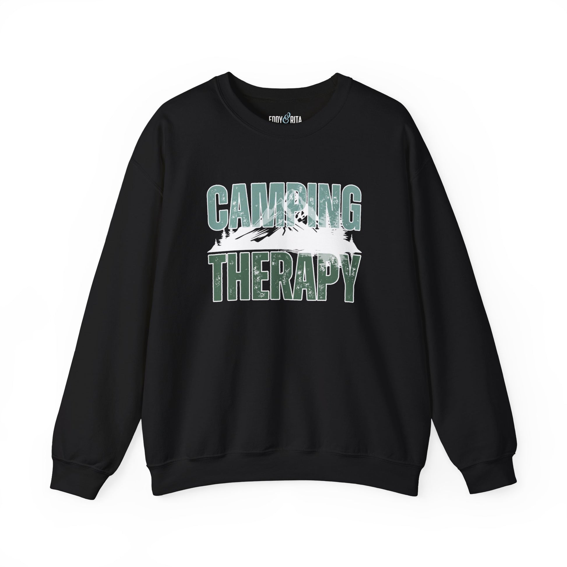 Camping Therapy: Women's Cozy Sweatshirt for Outdoor Adventure Bliss - Eddy and Rita