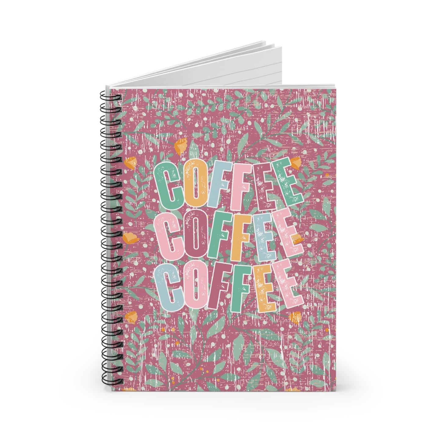 Caffeine Dreams: Ruled Spiral Notebook for Java-Inspired Thoughts