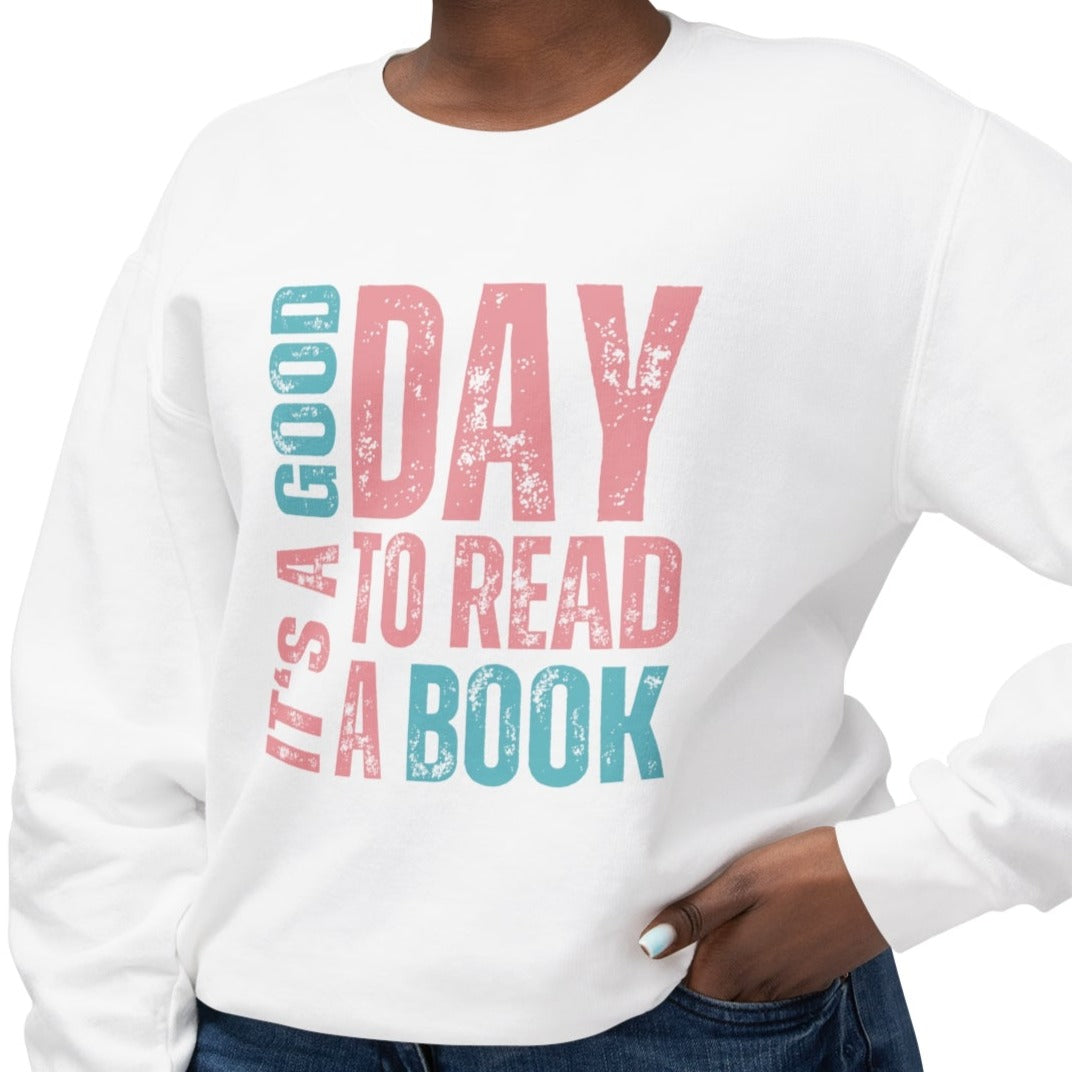 It's a Good Day to Read a Book - Women's Lightweight Comfort Colors Sweatshirt