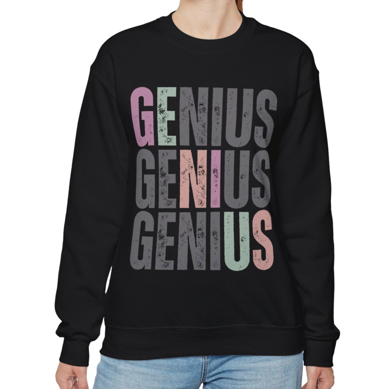 Trendy Genius Women's Sweatshirt - Eddy and Rita