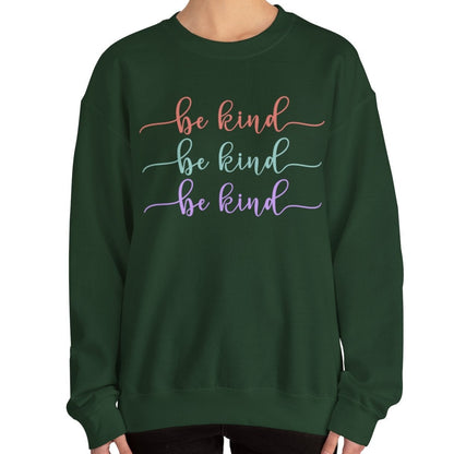 Be Kind: Women's Comfort Sweatshirt for Positive Vibes and Stylish Warmth - Eddy and Rita