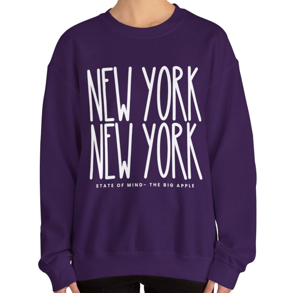 New York New York Chic: Women's Sweatshirt for Urban Style and Cozy Comfort - Eddy and Rita