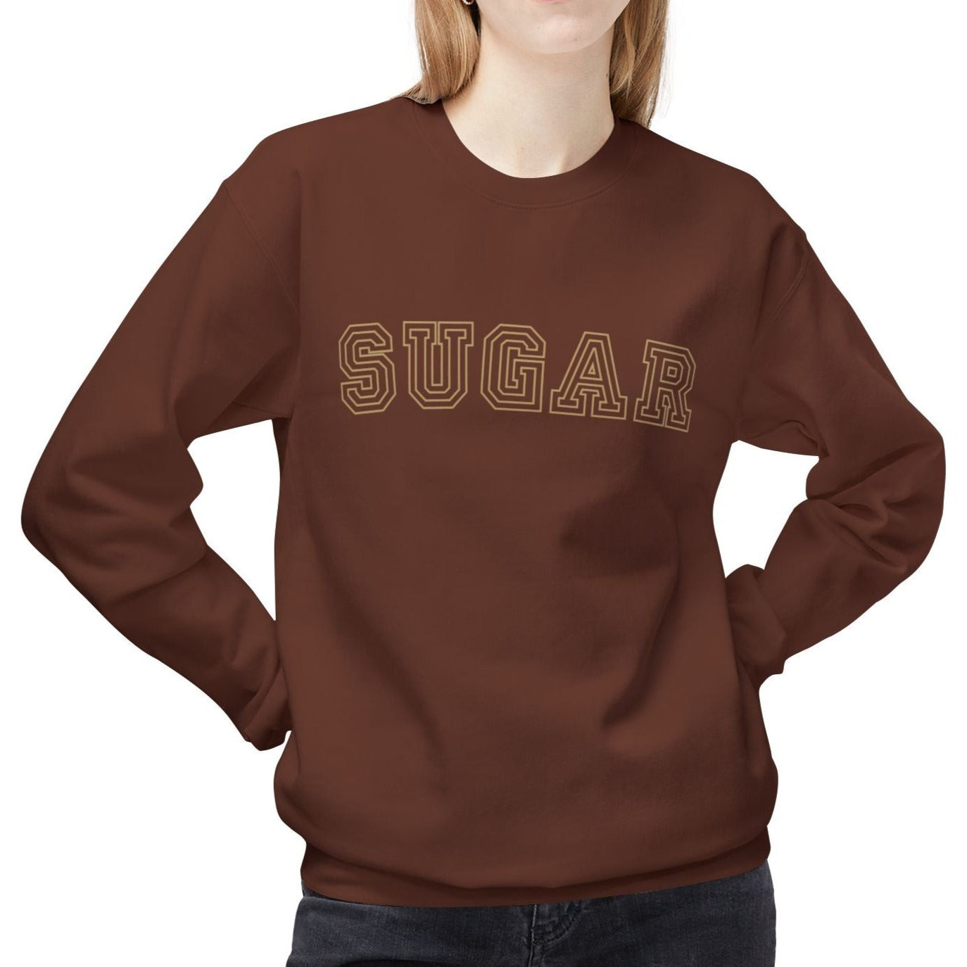 Women's Midweight Sweatshirt - "Sugar" Graphic Pullover