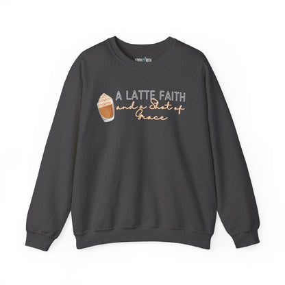 Latte Faith & Shot of Grace: Women's Sweatshirt - Eddy and Rita