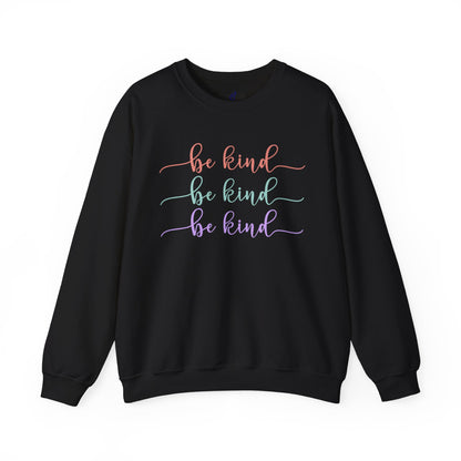 Be Kind: Women's Comfort Sweatshirt for Positive Vibes and Stylish Warmth - Eddy and Rita