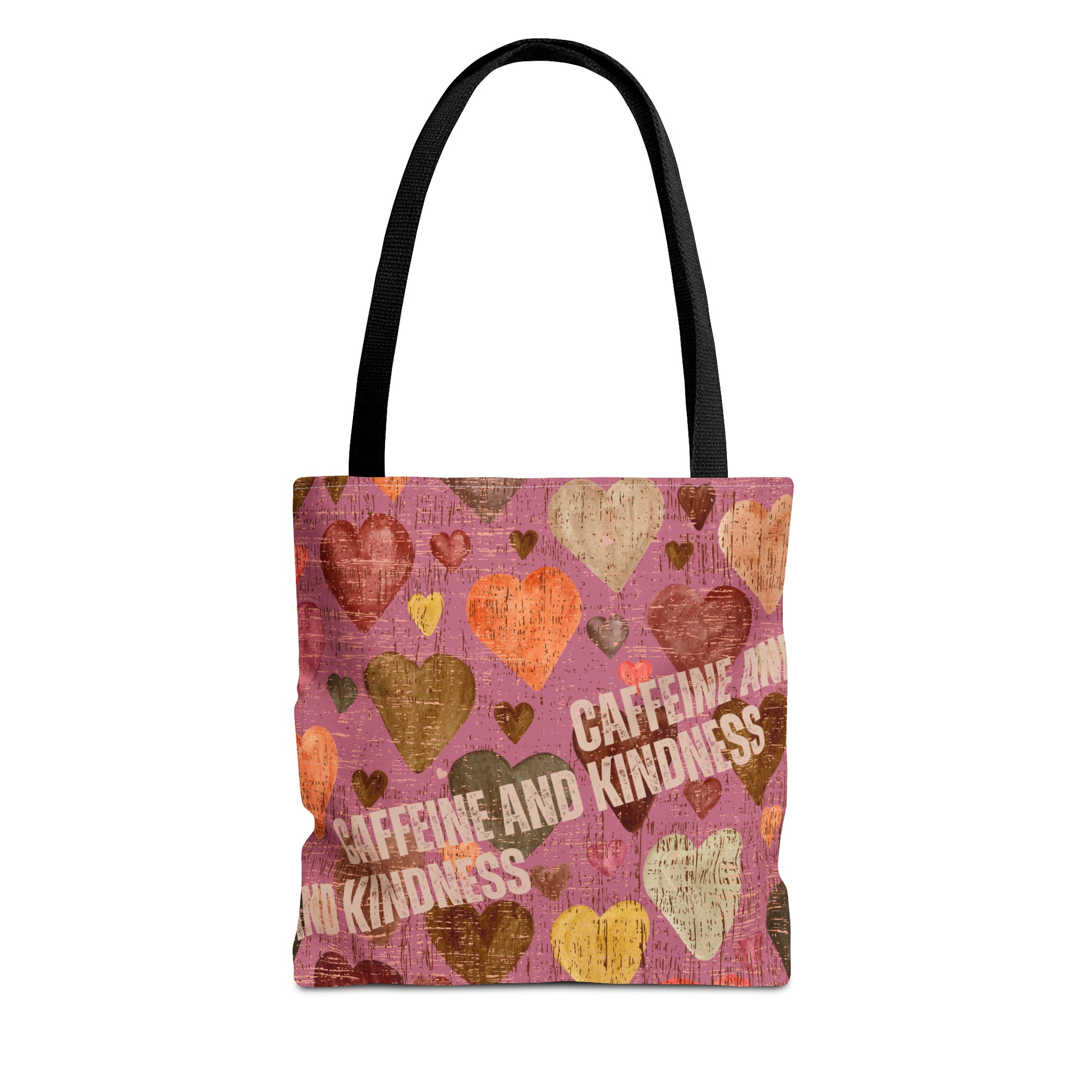 Caffeine and Kindness: Women's Small Tote Bag for Chic Caffeine Lovers - Eddy and Rita