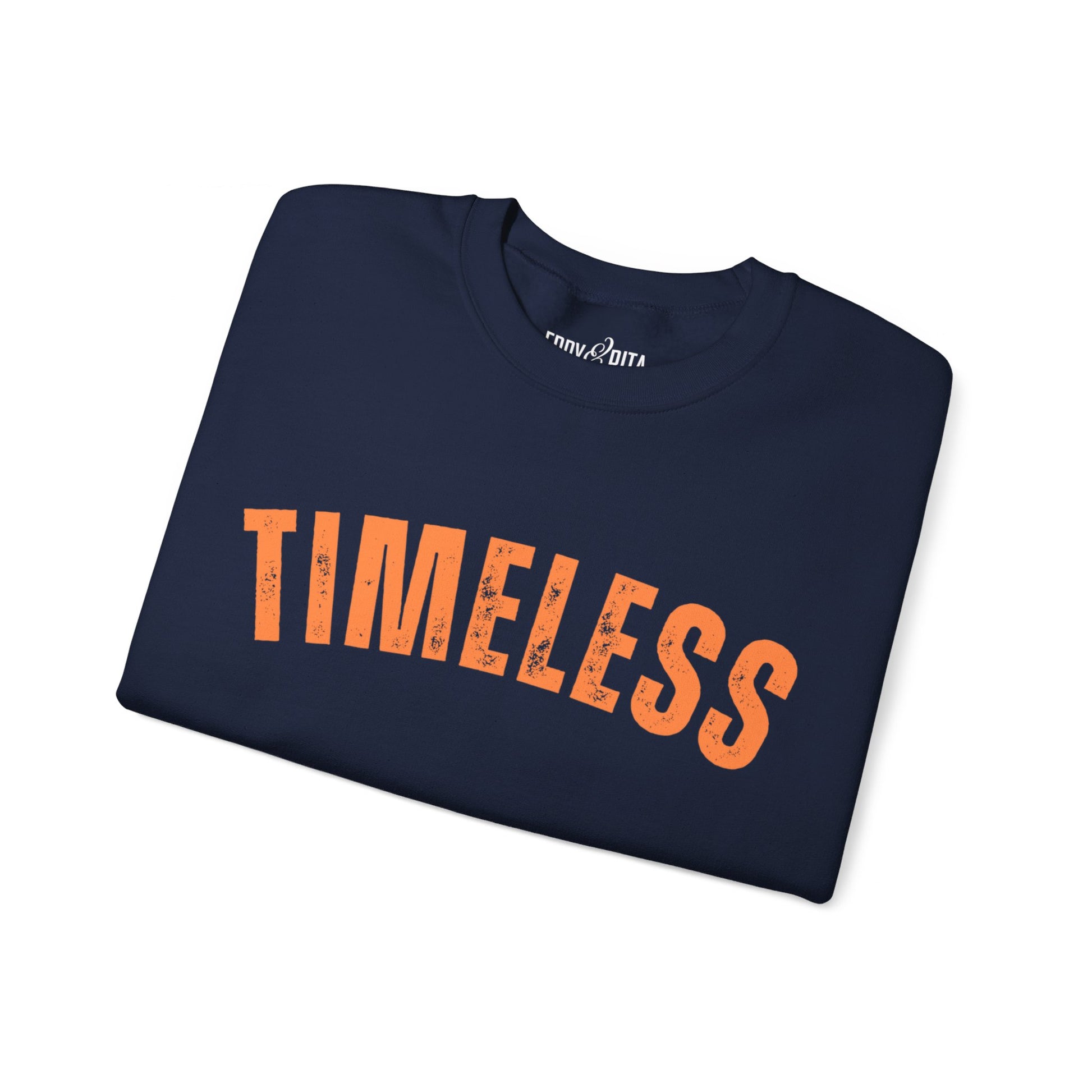 Women's Heavy Sweatshirt - "Timeless" Graphic PulloverWomen's Heavy Sweatshirt - "Timeless" Graphic Pullover