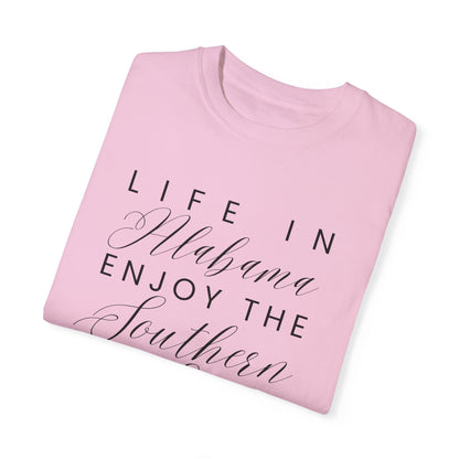 Life in Alabama Women's Comfort Colors T-Shirt - Eddy and Rita