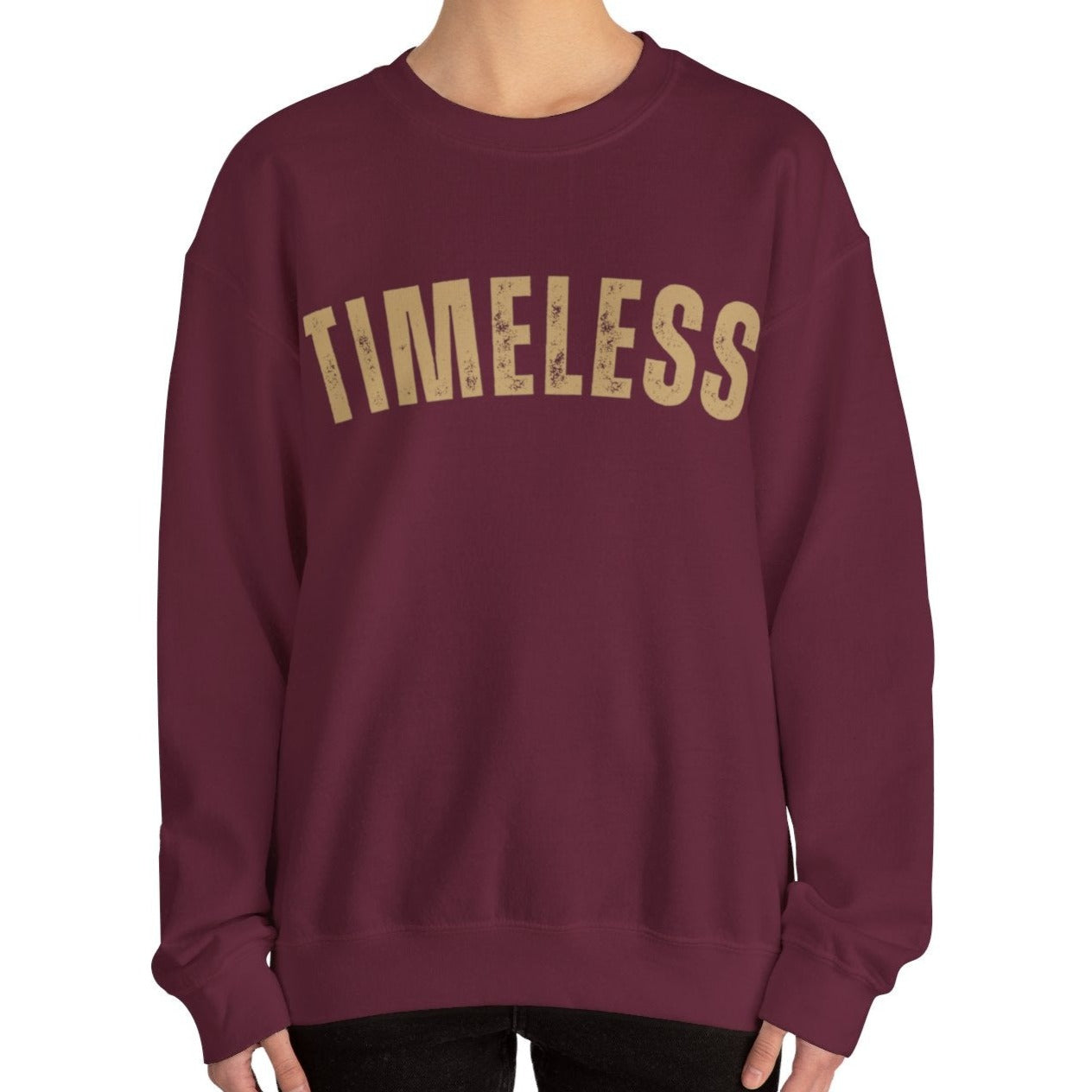 Women's Heavy Sweatshirt - "Timeless" Graphic Pullover