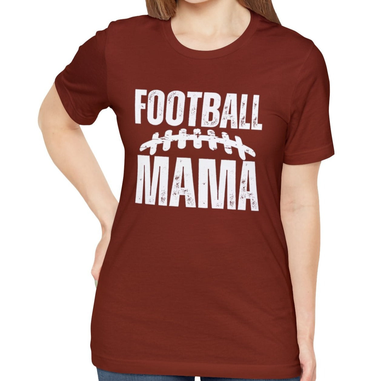 Football Mama Women's Bella Canvas T-shirt - Eddy and Rita