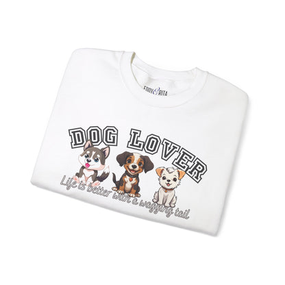 Dog Lover's Delight: Life is Better with a Wagging Tail Women's Sweatshirt