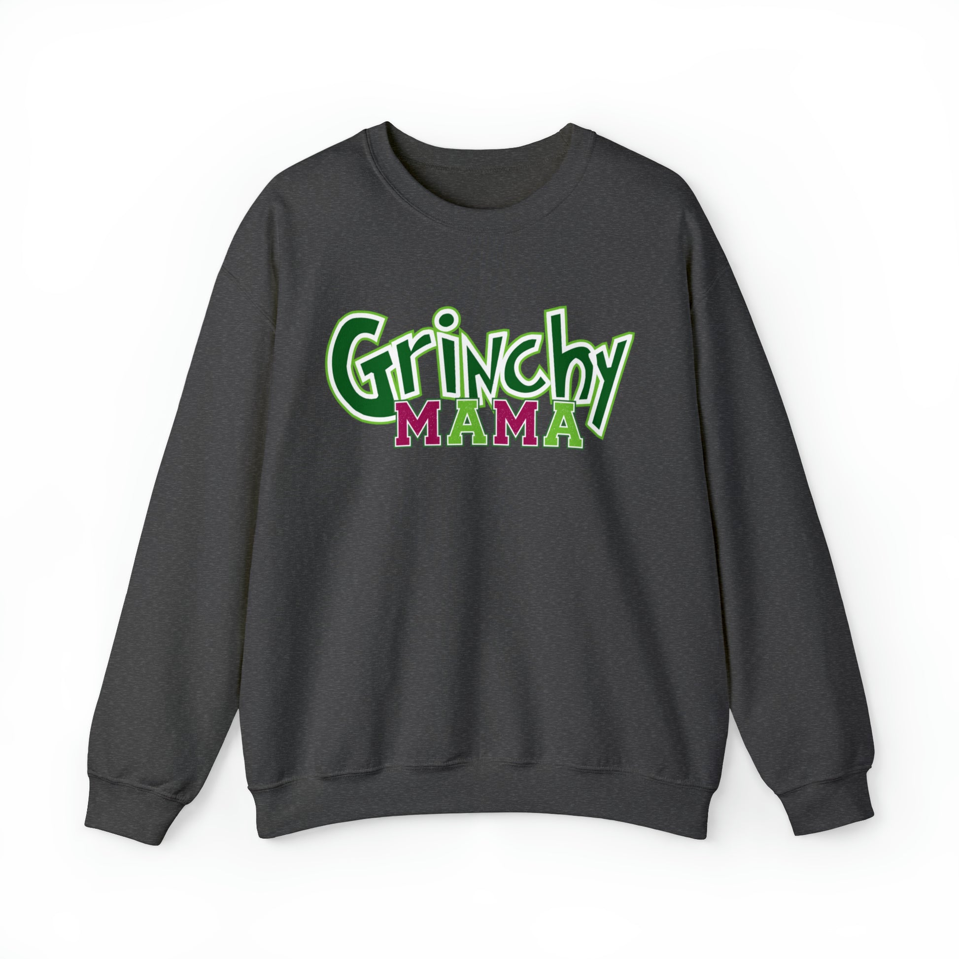 Women's 'Grinchy Mama' Festive Graphic Sweatshirt Success - Eddy and Rita