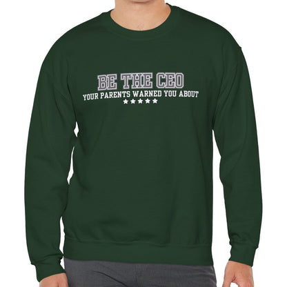 CEO Style Unleashed: Men's Empowerment Sweatshirt - Own Your Narrative with Confident Comfort