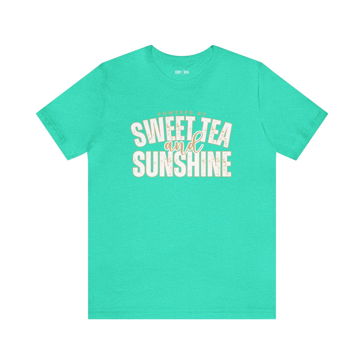 Powered by Sweet Tea and Sunshine" Women's Bella Canvas Tee - Eddy and Rita